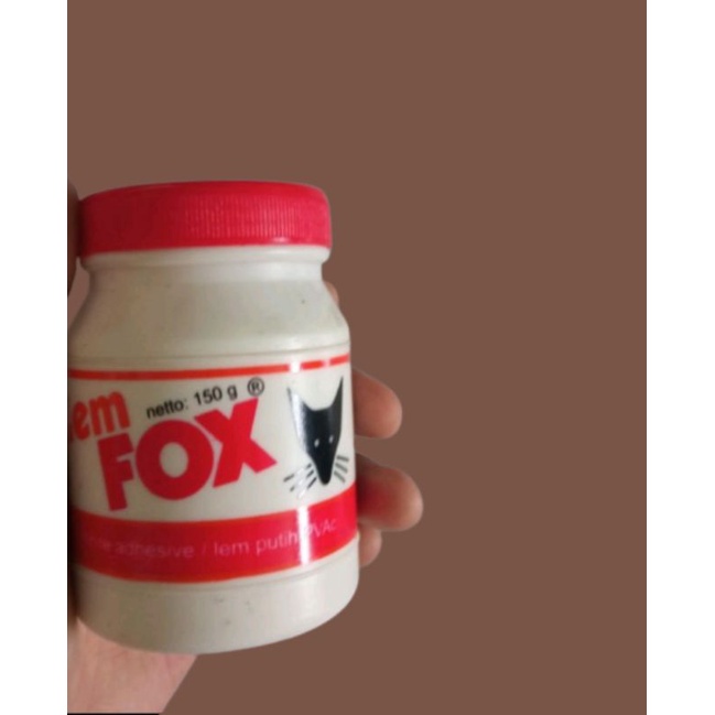 

LEM FOX PVAC /WARNA PUTIH 150GR FOX STIK ORIGINAL