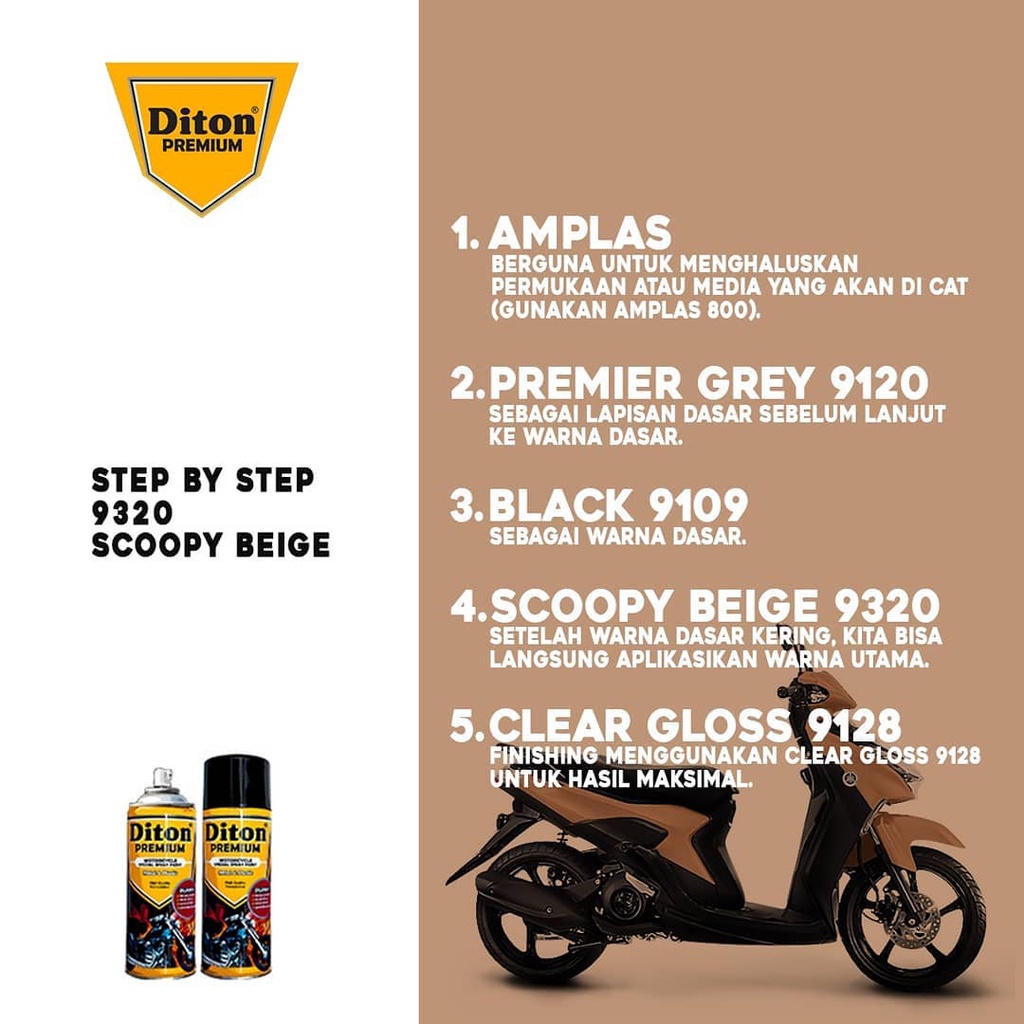 DITON PREMIUM Scoopy Beige H9320 400 ml