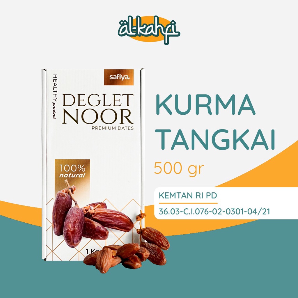 Kurma Tangkai Tunisia 500 Gram  Super Premium Safiya