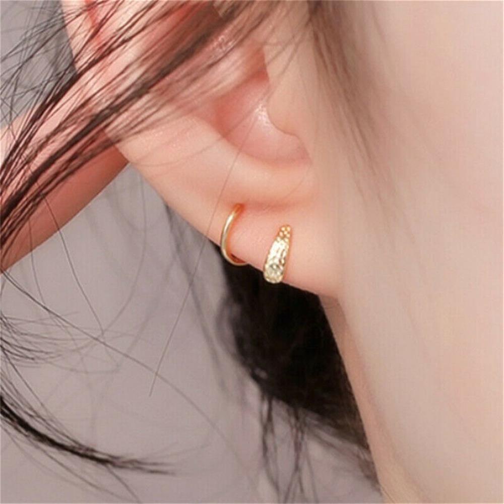 Anting LILY Hadiah Wanita Perhiasan Perak925 Simple