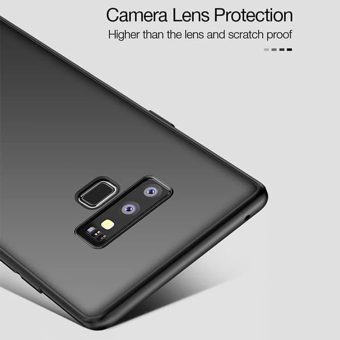 P / B-- CASE SAMSUNG NOTE 9 PREMIUM MATTE SOFT BLACK DOFF PROTECTION CAMERA