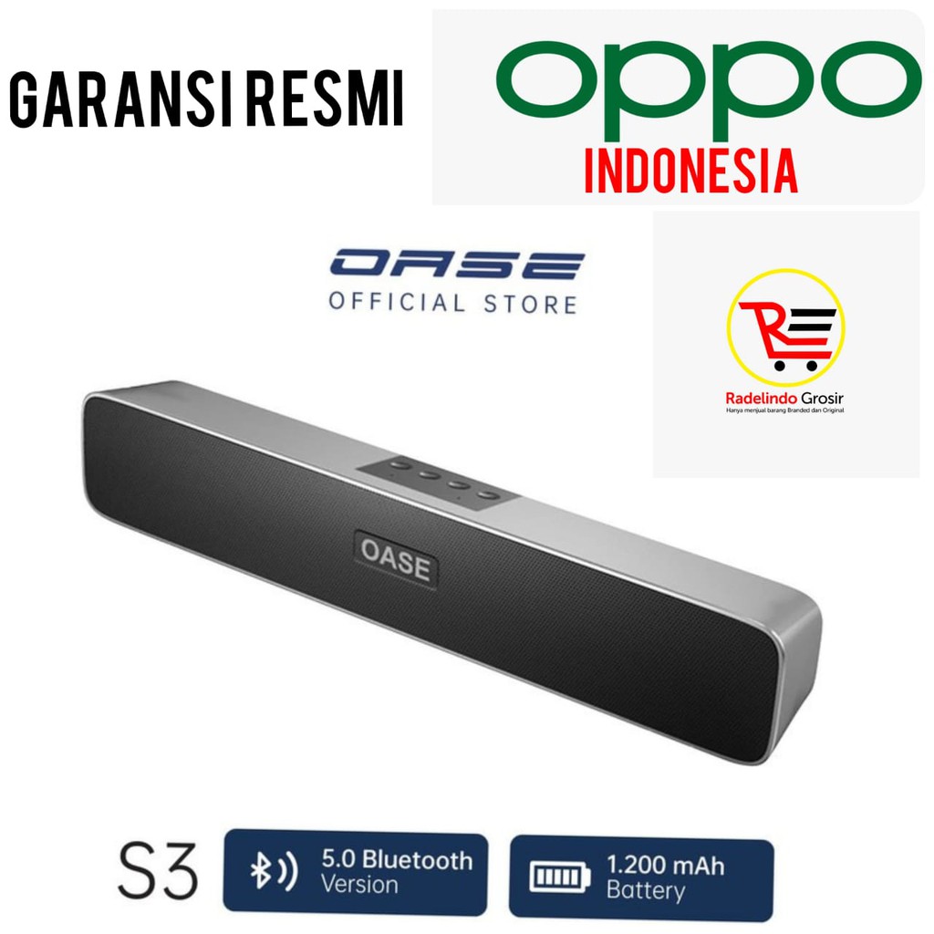 SPEAKER Soundbar BLUETOOTH 5.0 OASE S3 Bass Clear Audio - ORIGINAL