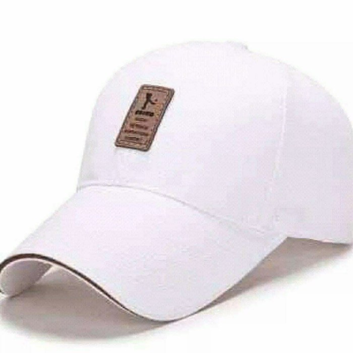Topi Pria Baseball Cap Ediko Topi Baseball Berkualitas - Putih(K9A5) Topi Baseball Pria Original 100