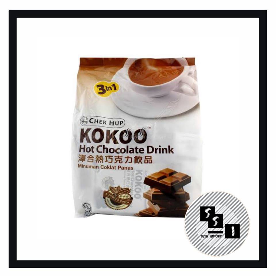

Chekhup Kokoo Hot Chocolate / Susu coklat / Chocolate Milk 600grm