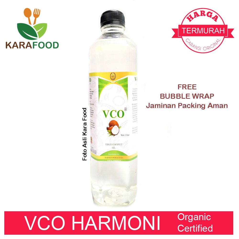 

VCO Virgin Coconut Oil Harmoni 1000 ml Ketogenik Kualitas Setara Vico Bagoes