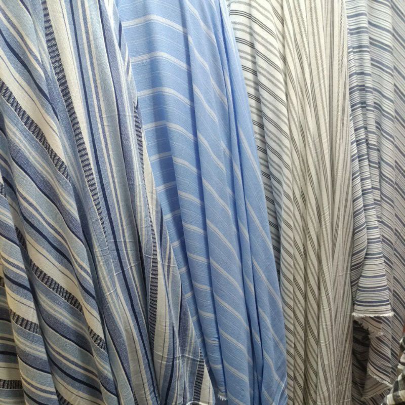 kain katun rayon crinkle motif /fujet crinkle motif(harga permeter)