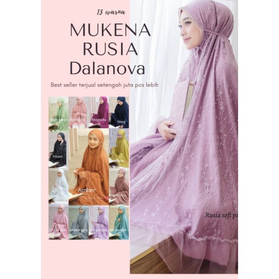 MUKENA RUSIA BY DALANOVA ORIGINAL