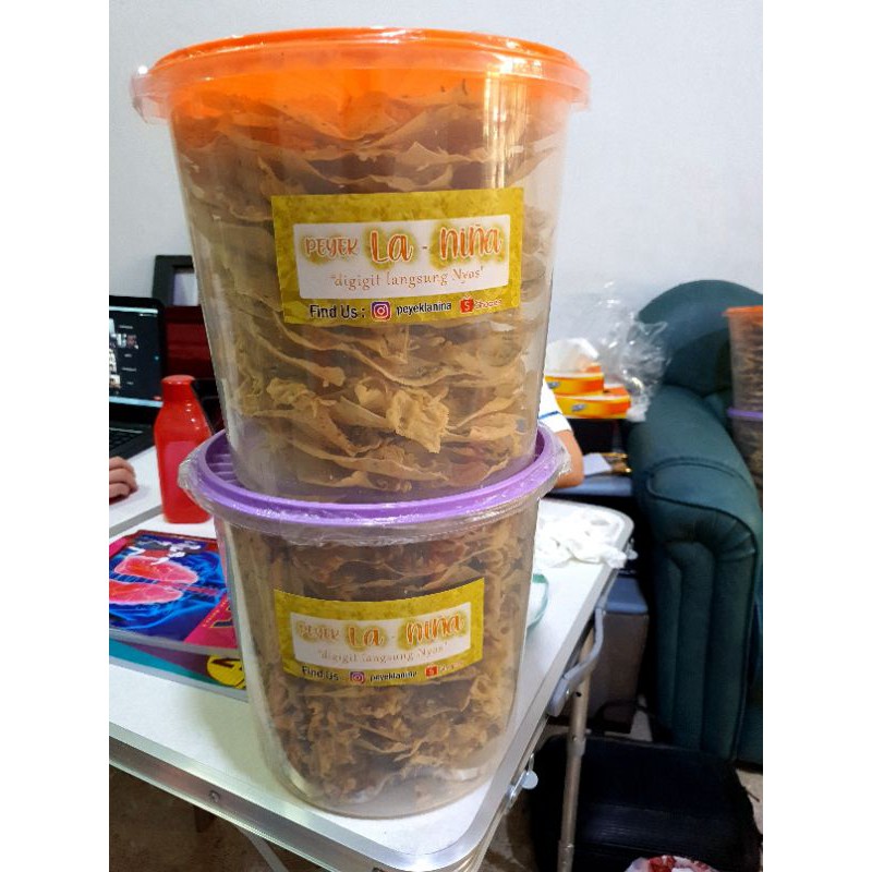 

La-nina Peyek Kacang, Peyek Teri, Peyek Campur dijamin Enak