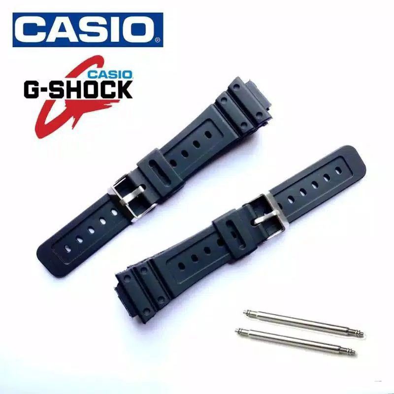 STRAP TALI JAM TANGAN CASIO G SHOCK DW-5000 / DW5000 / DW 5000 FREE PEN RUBBER STRAP TALI JAM GSHOCK