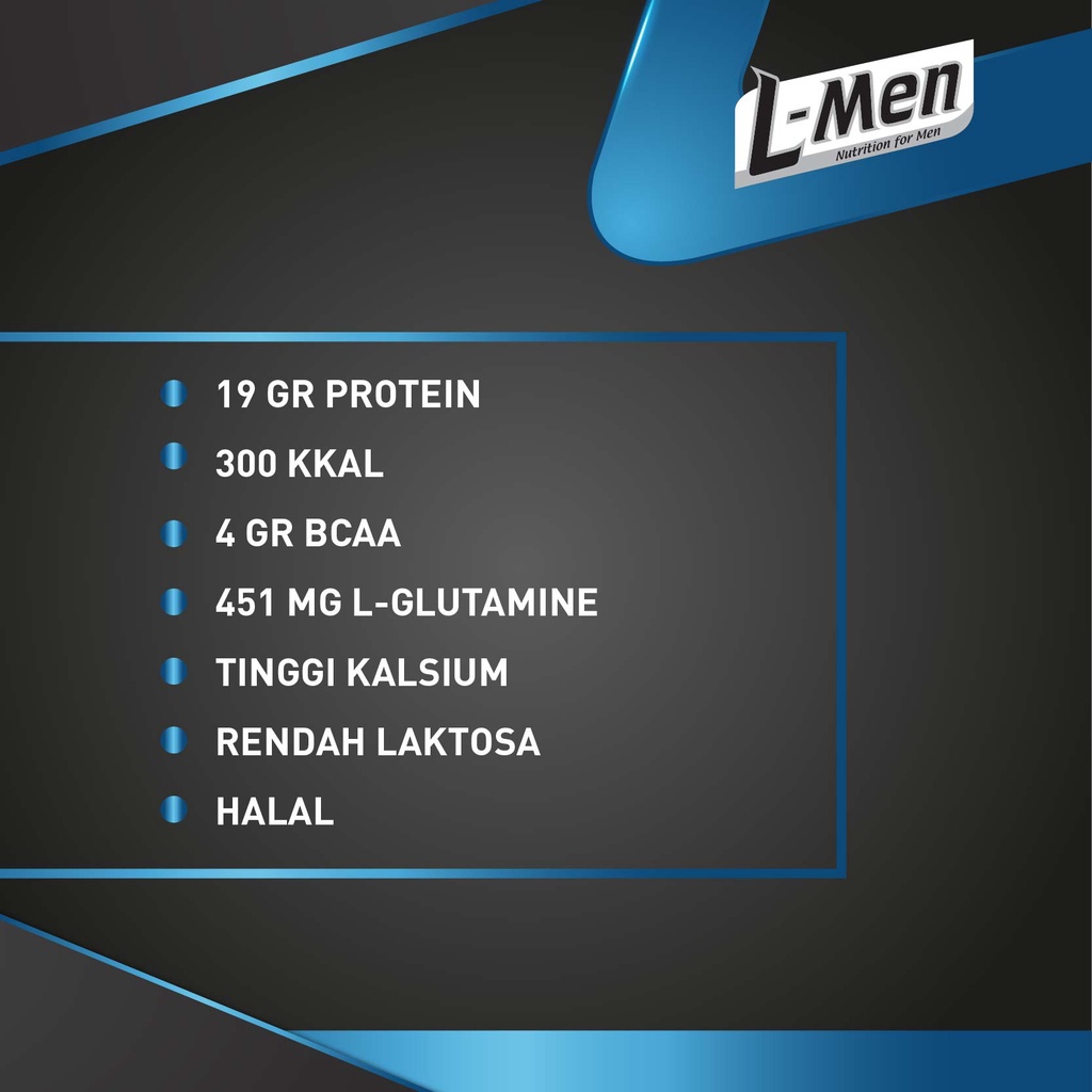 L-Men Gain Mass Taro 225 gram - Suplemen Penambah Massa Otot Tinggi Whey Protein