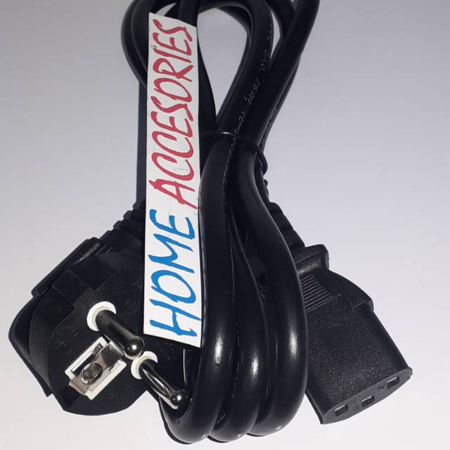 KABEL POWER CPU/PC/KOMPUTER MONITOR KE LISTRIK 1.7M