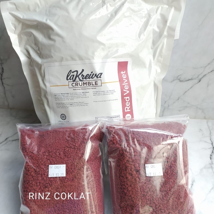 

Jual Red Velvet Crumble Crumb La Kreiva 1Kg