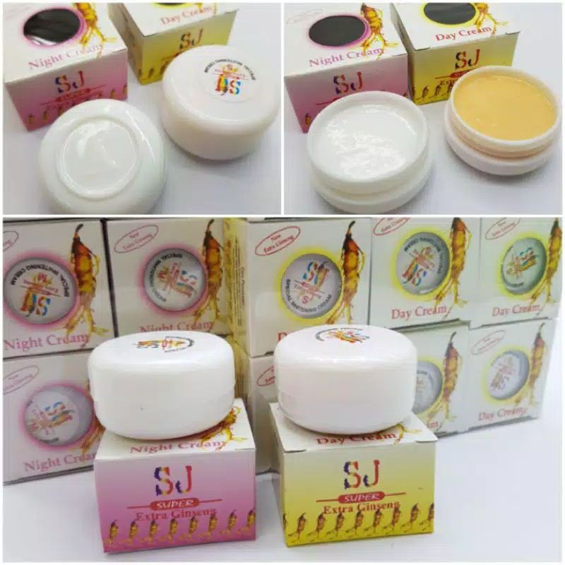 (ecer) CREAM SJ GINGSENG SINJUNG SIANG DAN MALAM WHITENING CREM ORIGINAL