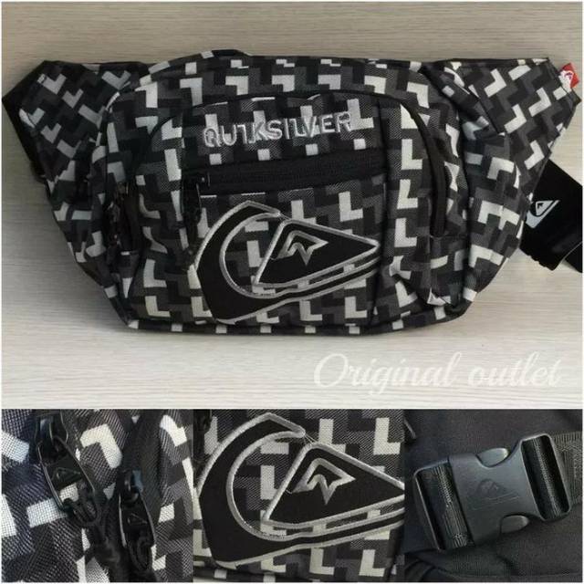 waist bag tas pinggang selempang pria quiksilver