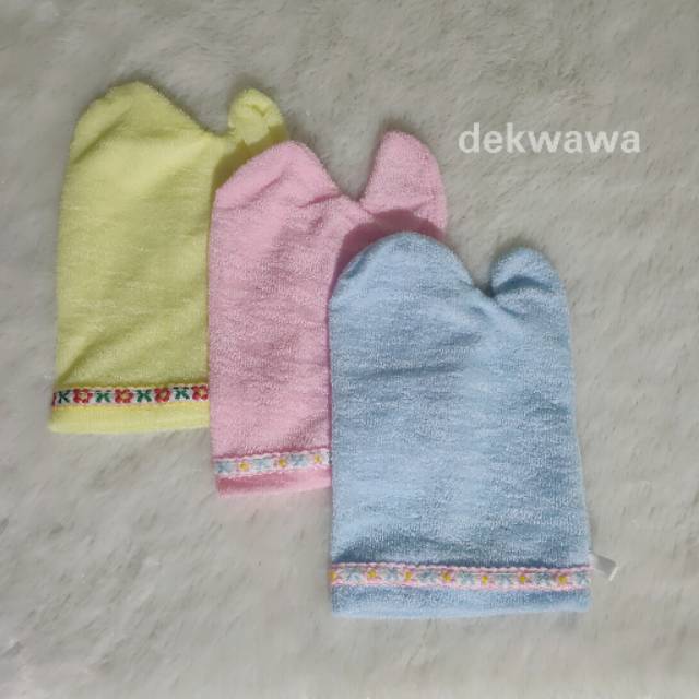 Grosir 1 lusin waslap JARI bayi kain lap perlengkapan bayi
