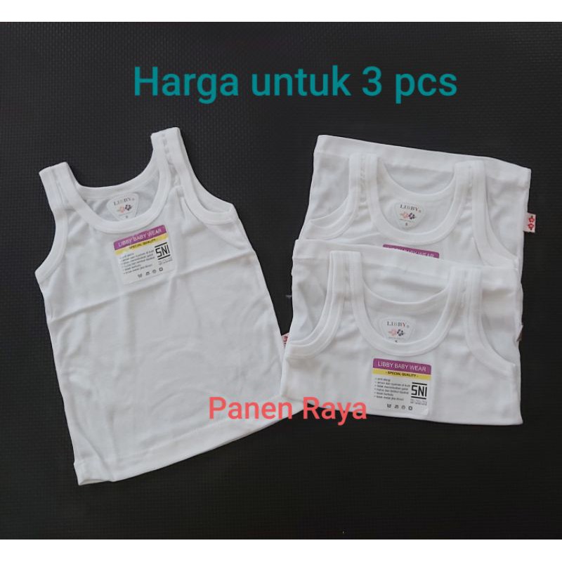 Kaos Dalam Bayi Libby S isi 3 / Singlet Libby S