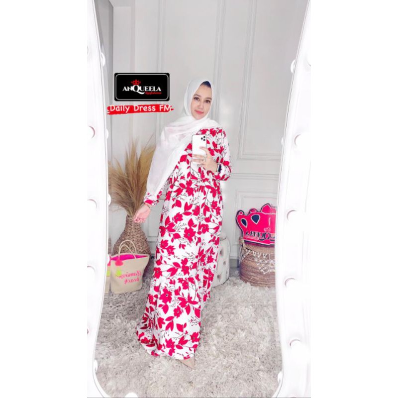 Baju gamis daily dress FM Ory by Anquela Hijab