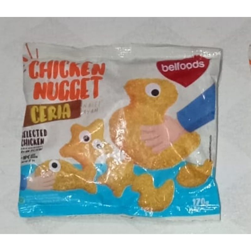 

Chicken Nugget Ceria Belfoods 170 gr Frozen Food Murah | Naget Ayam | Makanan Beku | Olahan Daging Ayam Siap Goreng