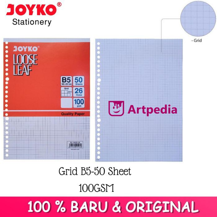 

Promo Joyko Loose Leaf Grid B5 182x257mm Limited