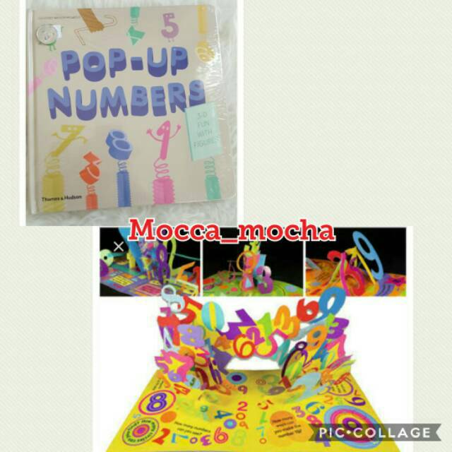 buku anak sale bbw pop up numbers segel