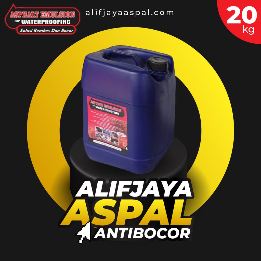 anti bocor/aspal cair/Asphalt emulsion/bocor dak/atap bocor/ harga cat anti bocor 20 kg