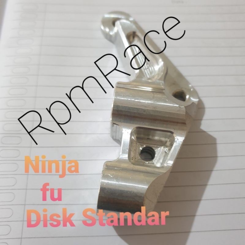 breket monoblok kaliper 4 piston full cnc ninja rr ninja r satri fu disk standar