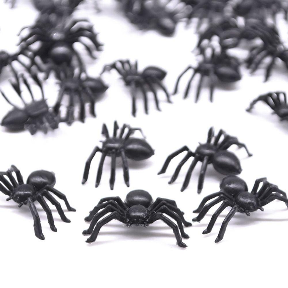 Lanfy Horror Hitam Spider Mini Ulang Tahun Gife Hitam Rumit Mainan Simulasi Spider Web Bar Perlengkapan Dekorasi Pesta Halloween Decoratio Halloween Prank Props