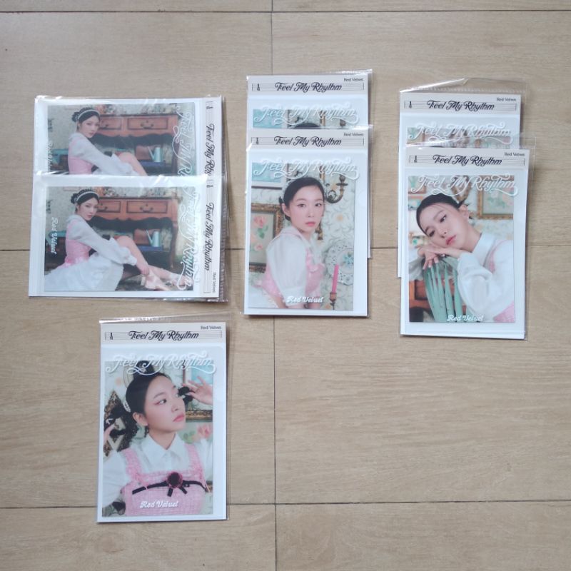 READY STOCK Red Velvet Feel My Rhythm MD Postcard Photocard PC Holo