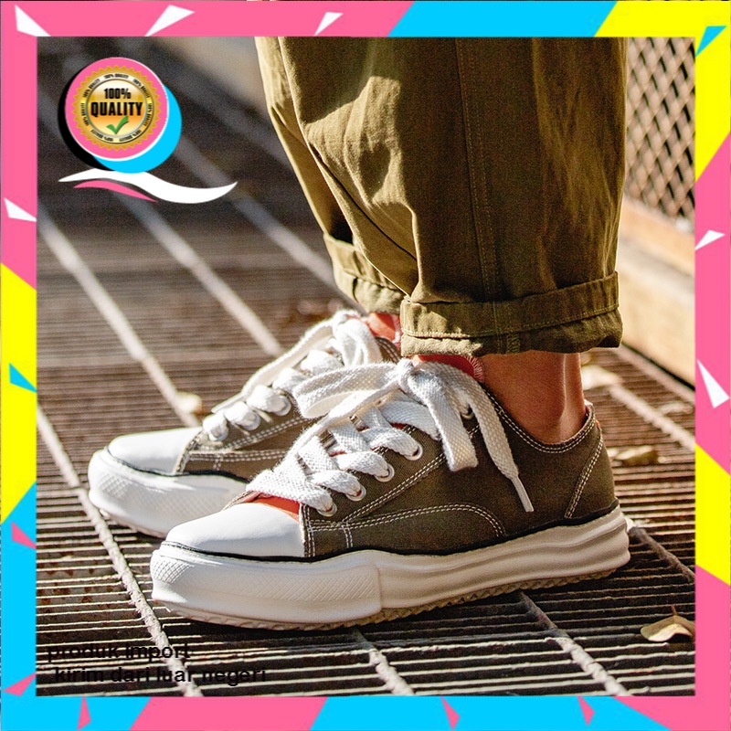 Sepatu Madden  Pria Low-Top Terlarut Deformasi Bawah Kanvas  In Selebriti Internet  Jepang Platform 