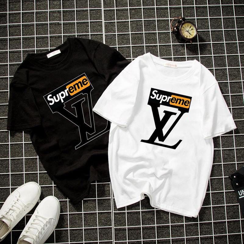 KAOS LOUS VUITTON X SUPREME ORIGINAL