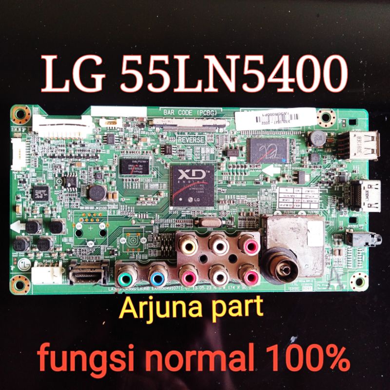 Mainboard TV LG 55LN5400 / MB Tv LG 55LN5400 / MB 55N5400 / mesin tv LG 55LN5400 / 55LN5400