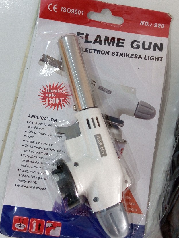 Torch Gun / Kepala Portable Gas Torch Flame Gun / Alat Bakar Gas Torch Mentai Las