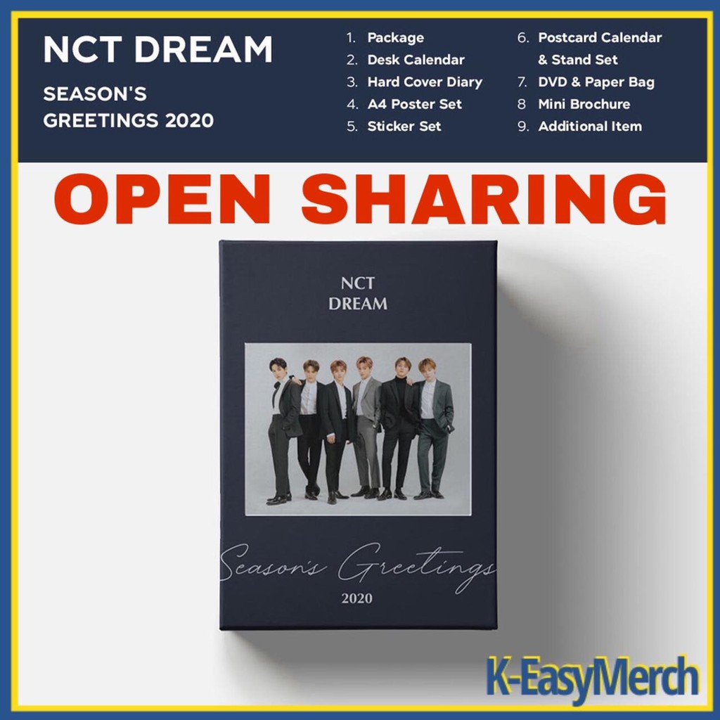 [PO] SHARING NCT DREAM 2020 SEASON GREETING