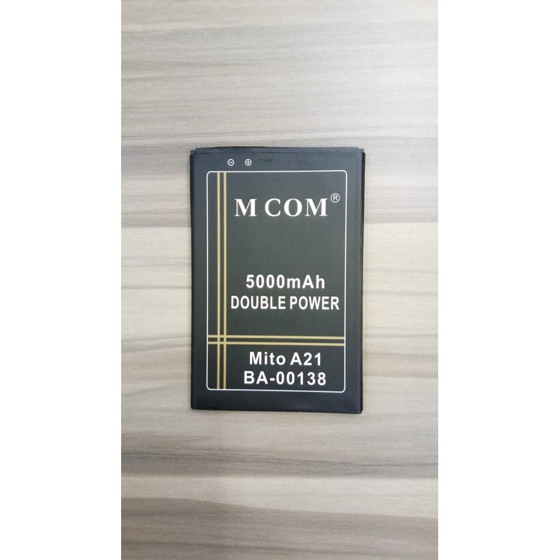 Battery Batre Baterai Double Power Mcom Mito A21 Full View BA00138 BA000138 BA-00138