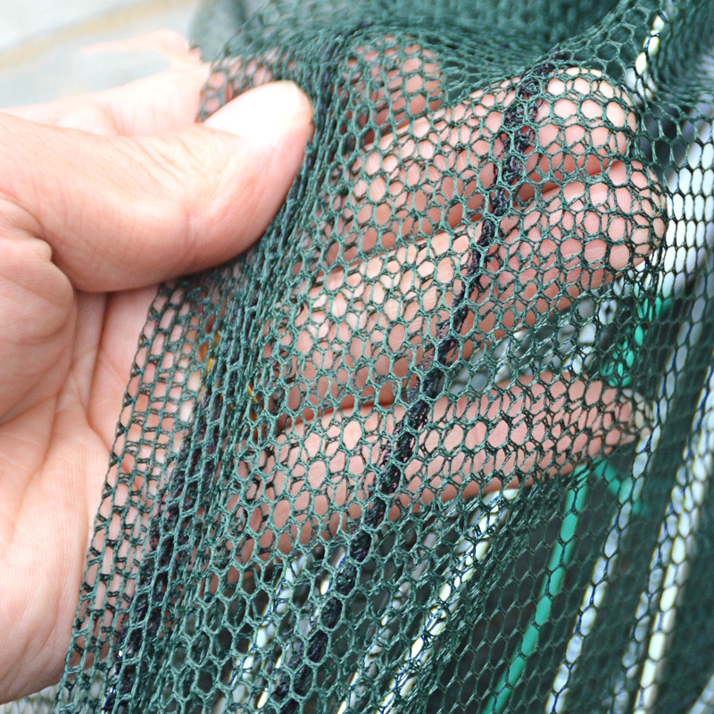 Jaring Pancing Ikan Hexagonal 8 Hole Fishing Net Trap Cage