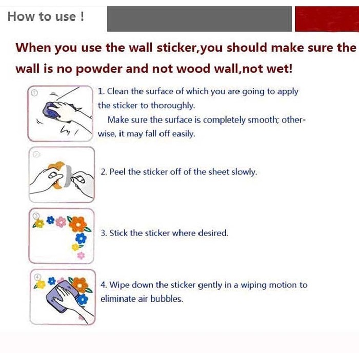 Wall Decal - Stiker Dinding  Motif Kelelawar (20pcs)