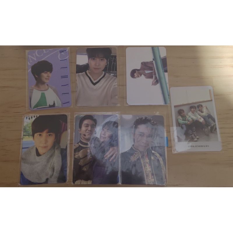 PC Photocard Super Junior Kyuhyun - KRY - Donghae - Siwon - Shindong