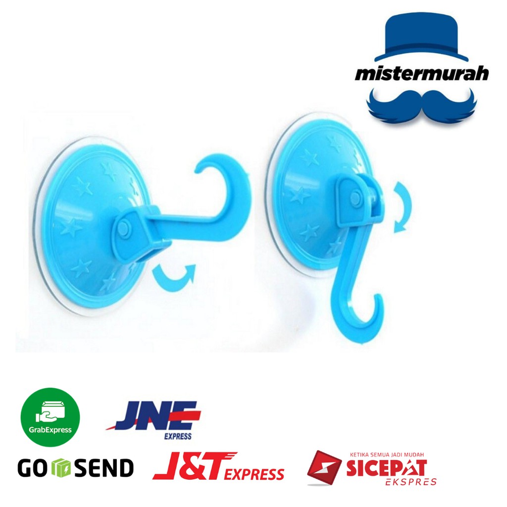 Gantungan Tempel Kait Baju Pakaian Handuk Plastik Hooks Gantungan Tempel Kait Baju Pakaian Handuk Plastik Hooks