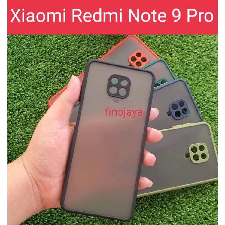 Case Aero My choice Xiaomi Redmi Note 9 Pro Silikon Dove Pelindung Camera