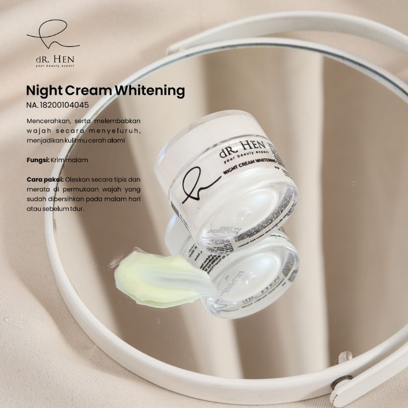 Dr Hen Clinic Skincare Whitening Night Cream