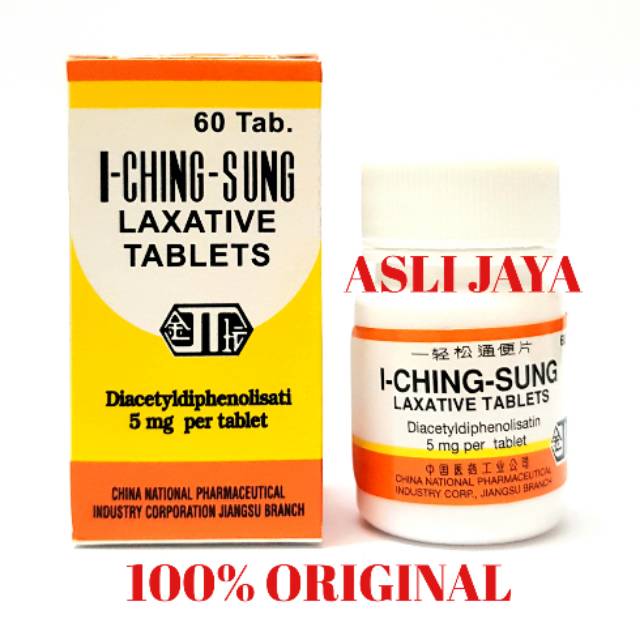 I Ching Sung Laxative Tablet - Obat Melancarkan BAB