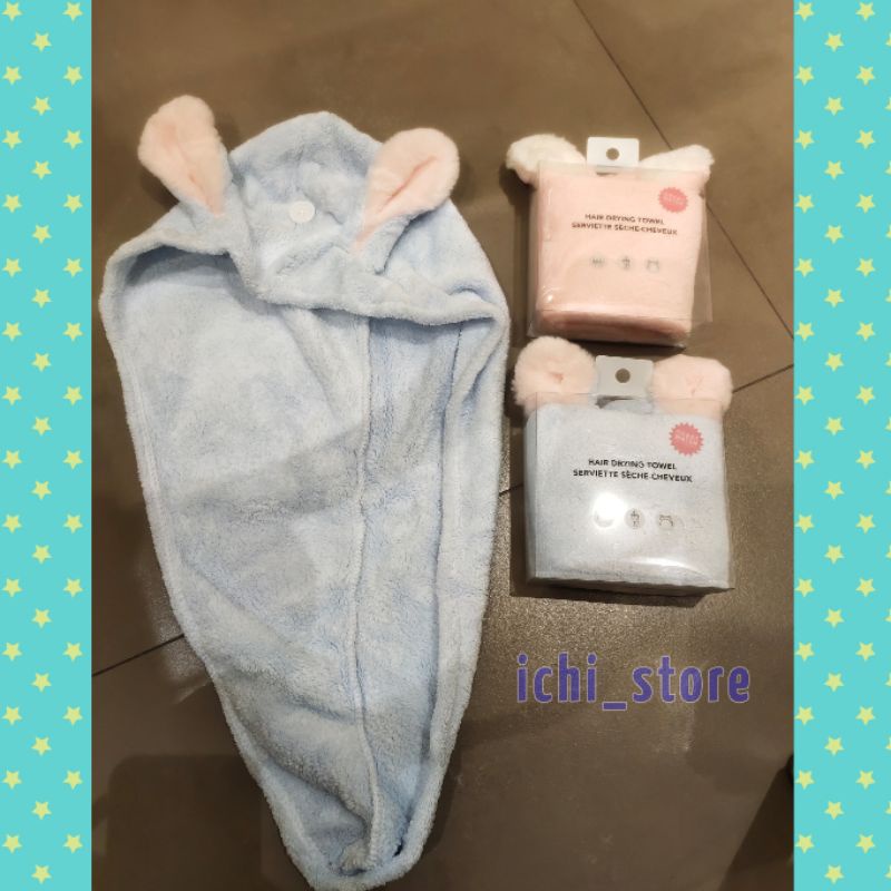 Handuk Kepala Miniso | Handuk Keramas Miniso | Hair Drying Towel Miniso | Hair Drying Towel | Handuk