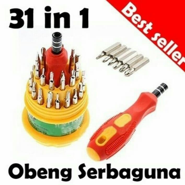 obeng set 31in1 obeng serbaguna