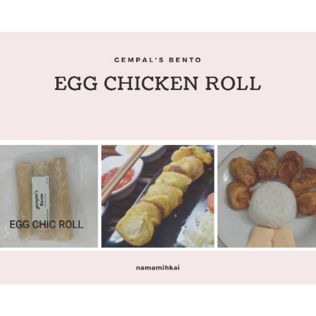 

Premium Egg chicken roll