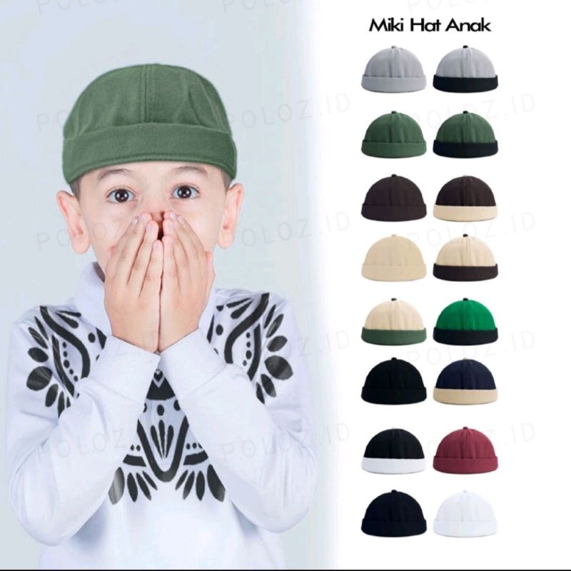 TOPI PECI MIKI HAT ANAK HIJRAH