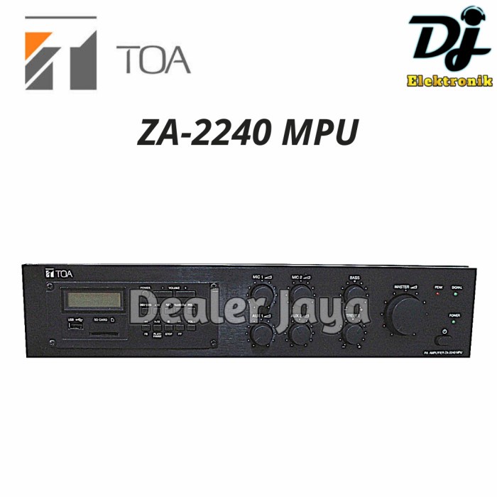 Mixer Ampli TOA ZA-2240 / ZA 2240 / ZA2240 MPU - 240W