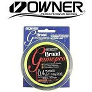 SENAR / LINE MONO OWNER BROAD GAME PRO (VISIBLE YELLOW) 100m / 300m
