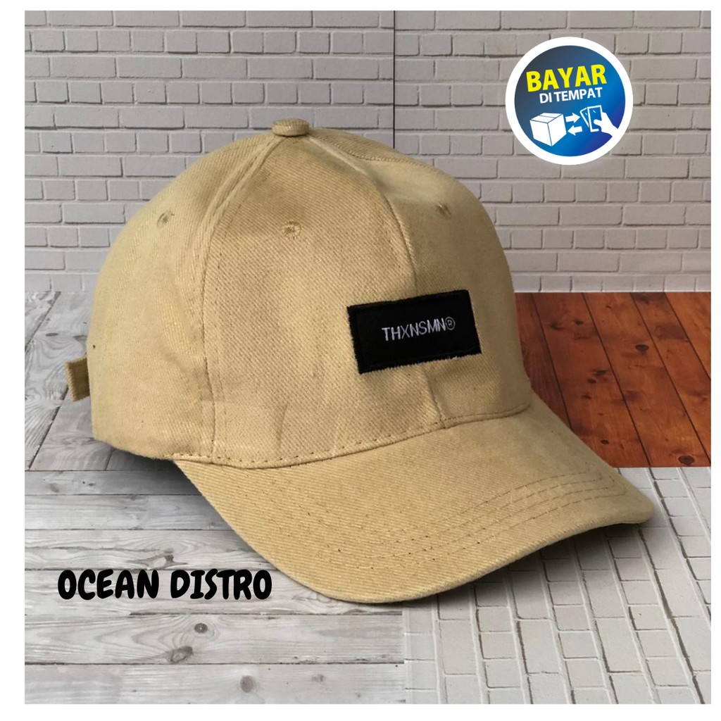 (COD) Topi Distro thanksinsomnia pria Rappel Original premium clip besi anti karat dan