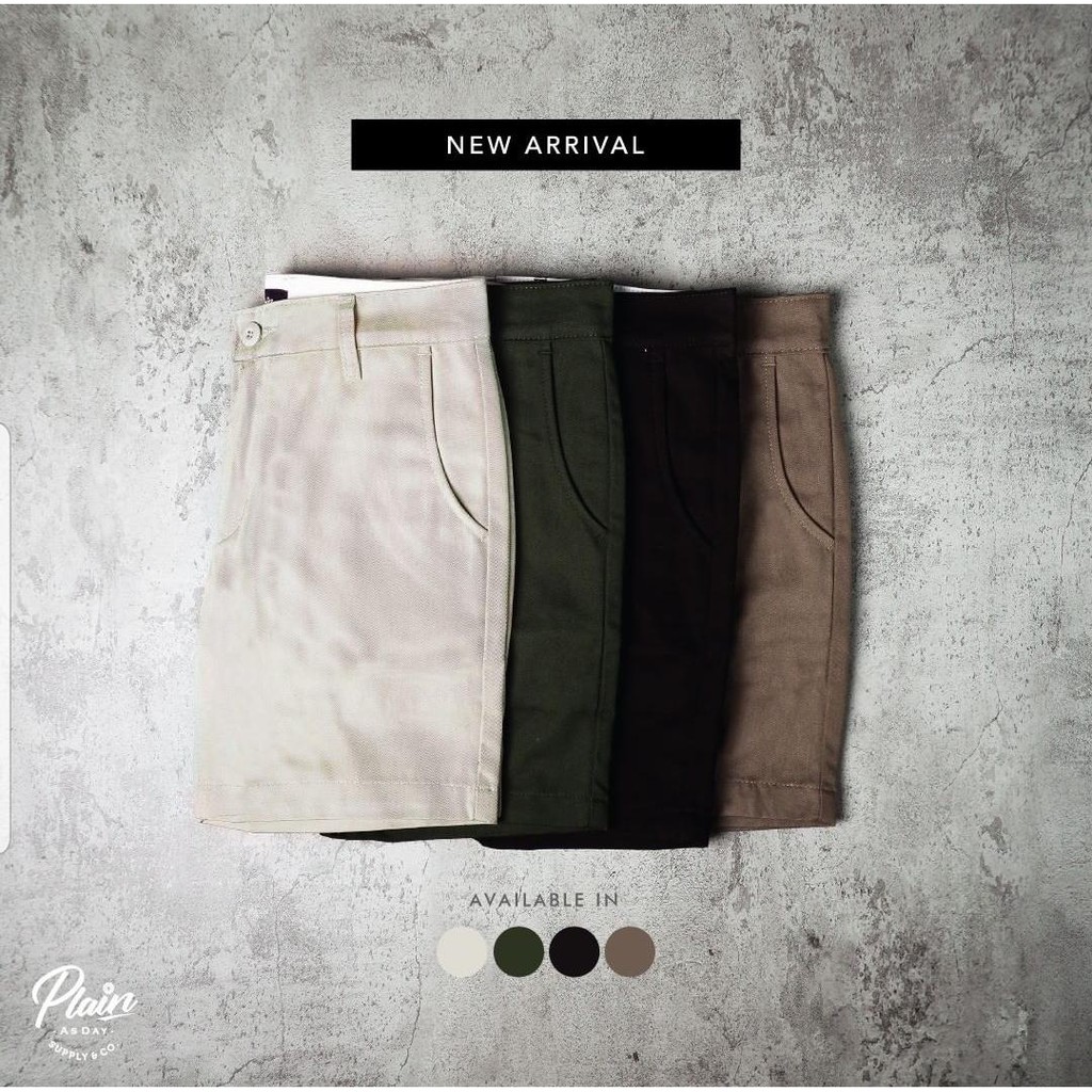 Relax Short Chino Pants - Coffee