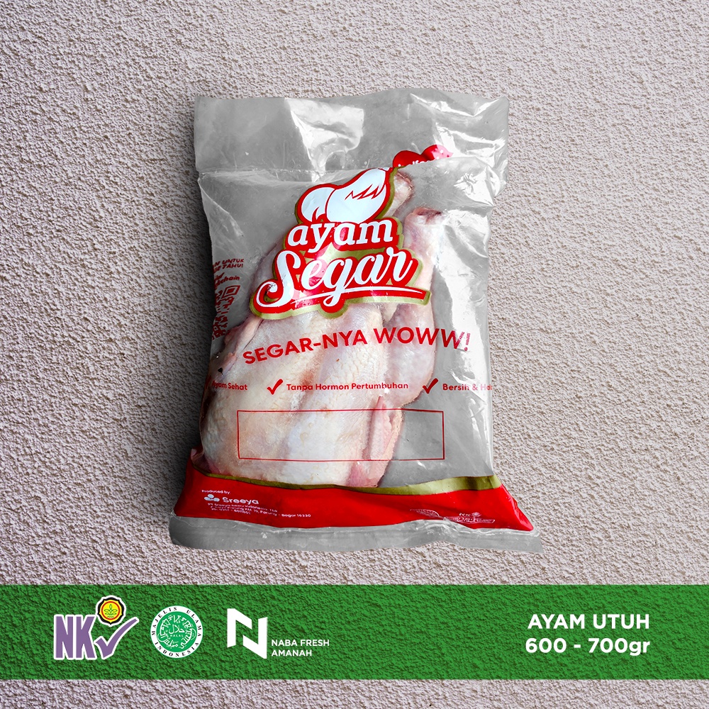 

Naba Fresh Ayam Utuh 600gr - 700gr